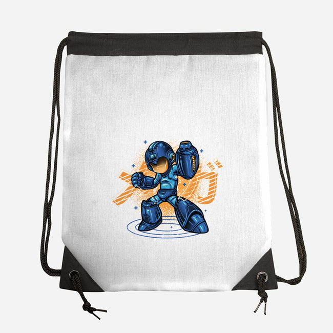 Mega Blast-None-Drawstring-Bag-glitchygorilla