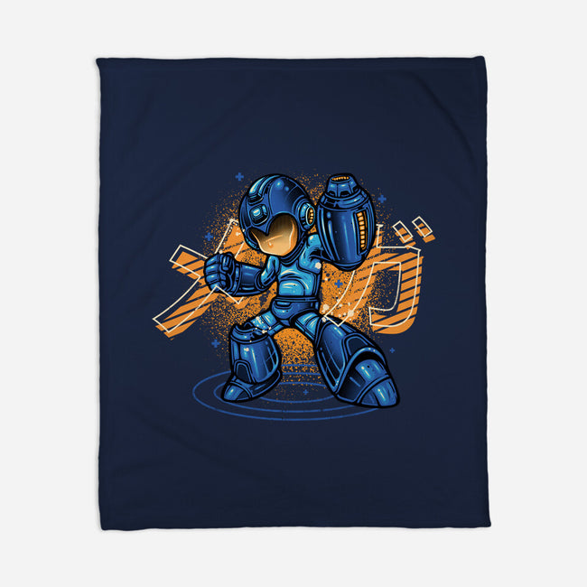Mega Blast-None-Fleece-Blanket-glitchygorilla