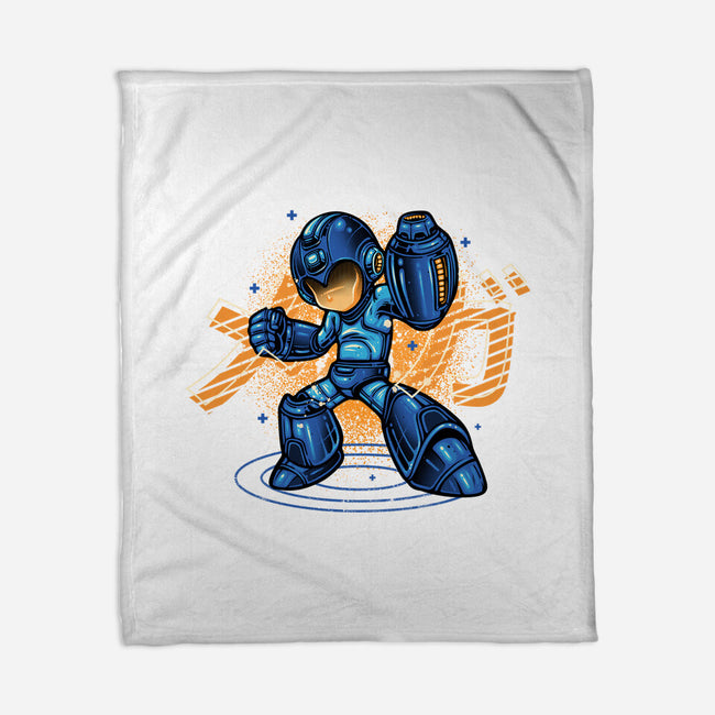 Mega Blast-None-Fleece-Blanket-glitchygorilla