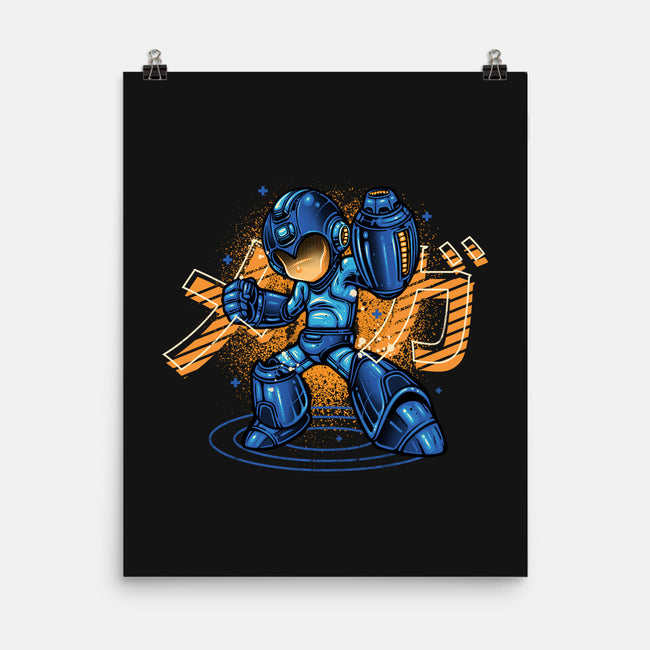 Mega Blast-None-Matte-Poster-glitchygorilla