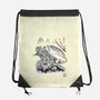 Toothless Sumi-e-None-Drawstring-Bag-Astrobot Invention