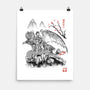 Toothless Sumi-e-None-Matte-Poster-Astrobot Invention