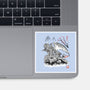 Toothless Sumi-e-None-Glossy-Sticker-Astrobot Invention