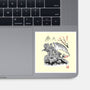 Toothless Sumi-e-None-Glossy-Sticker-Astrobot Invention
