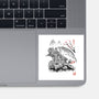 Toothless Sumi-e-None-Glossy-Sticker-Astrobot Invention