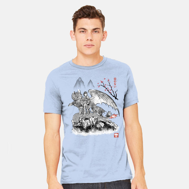 Toothless Sumi-e-Mens-Heavyweight-Tee-Astrobot Invention