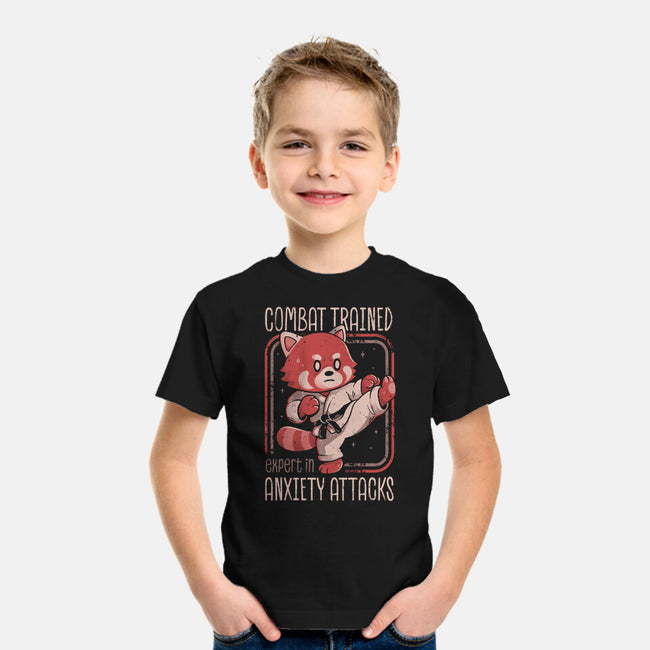 Anxiety Attack Expert-Youth-Basic-Tee-eduely