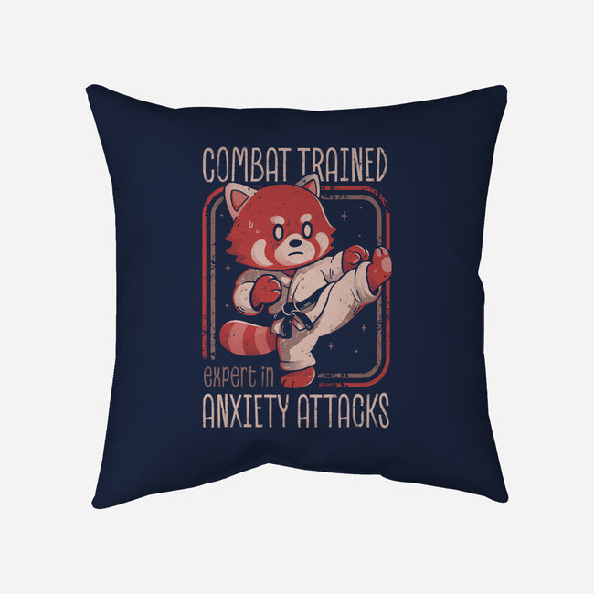 Anxiety Attack Expert-None-Removable Cover w Insert-Throw Pillow-eduely