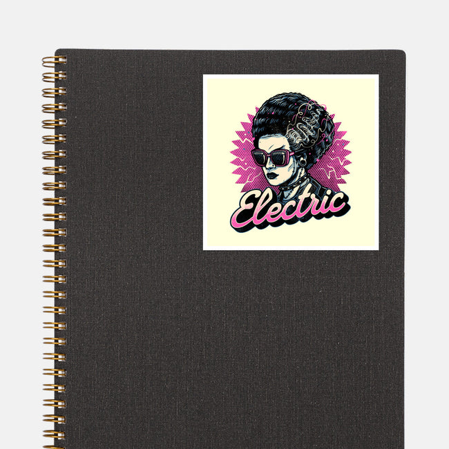 Electric Vibes Forever-None-Glossy-Sticker-glitchygorilla