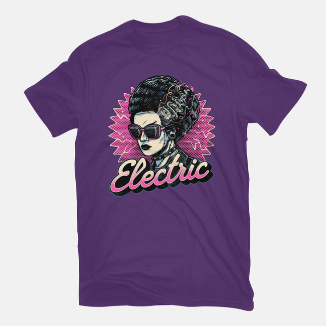 Electric Vibes Forever-Womens-Fitted-Tee-glitchygorilla