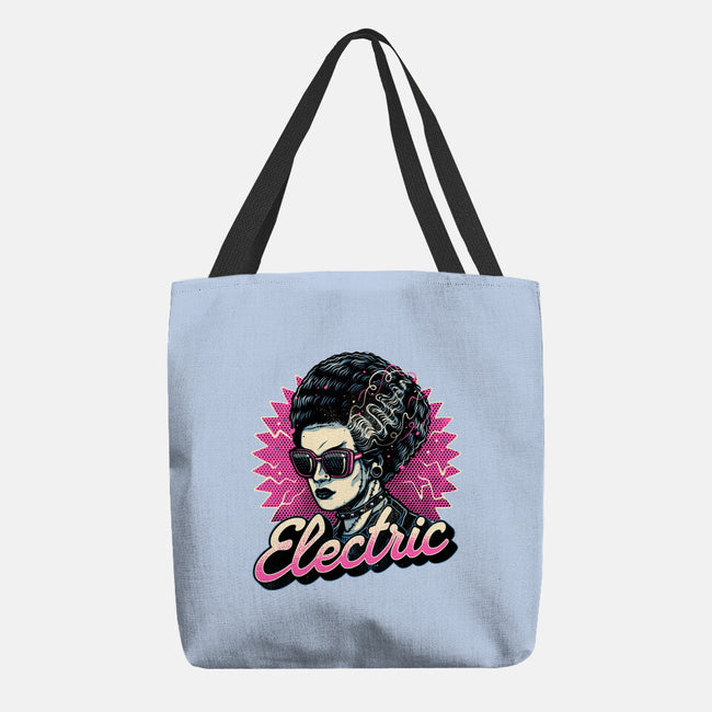 Electric Vibes Forever-None-Basic Tote-Bag-glitchygorilla