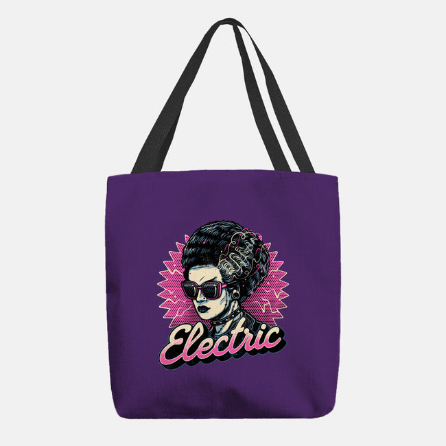 Electric Vibes Forever-None-Basic Tote-Bag-glitchygorilla