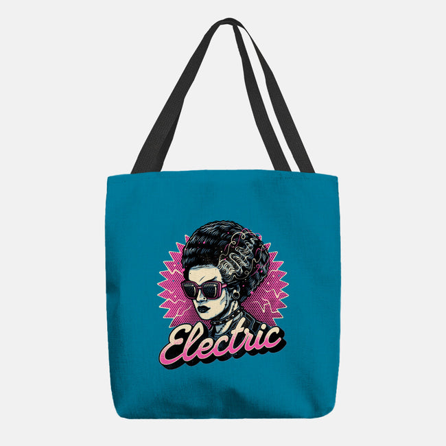 Electric Vibes Forever-None-Basic Tote-Bag-glitchygorilla