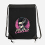 Electric Vibes Forever-None-Drawstring-Bag-glitchygorilla