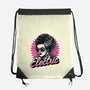 Electric Vibes Forever-None-Drawstring-Bag-glitchygorilla