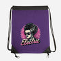 Electric Vibes Forever-None-Drawstring-Bag-glitchygorilla