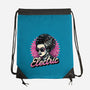 Electric Vibes Forever-None-Drawstring-Bag-glitchygorilla