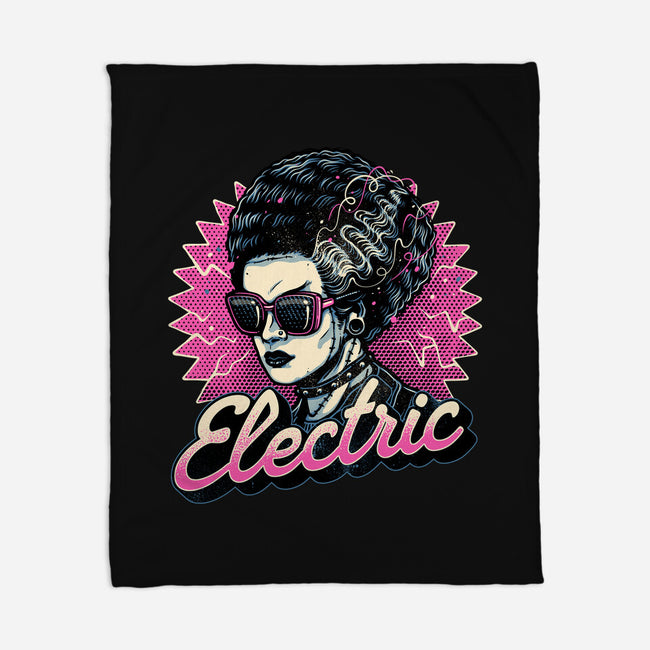 Electric Vibes Forever-None-Fleece-Blanket-glitchygorilla