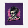 Electric Vibes Forever-None-Fleece-Blanket-glitchygorilla