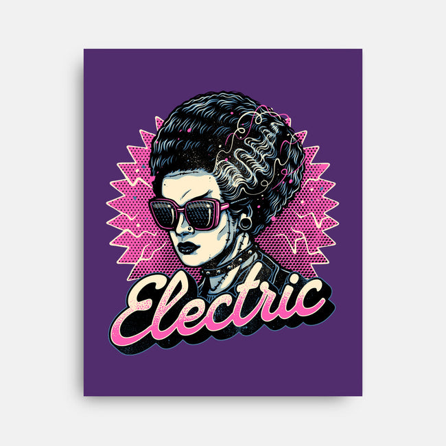 Electric Vibes Forever-None-Stretched-Canvas-glitchygorilla
