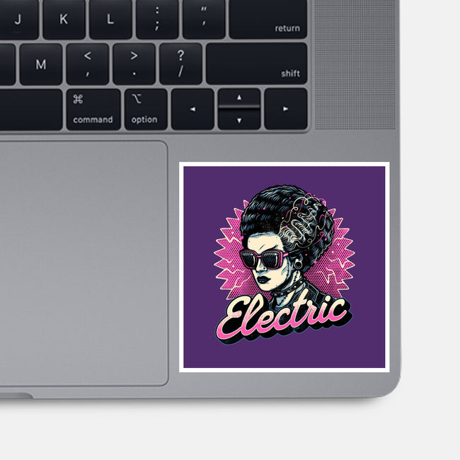 Electric Vibes Forever-None-Glossy-Sticker-glitchygorilla