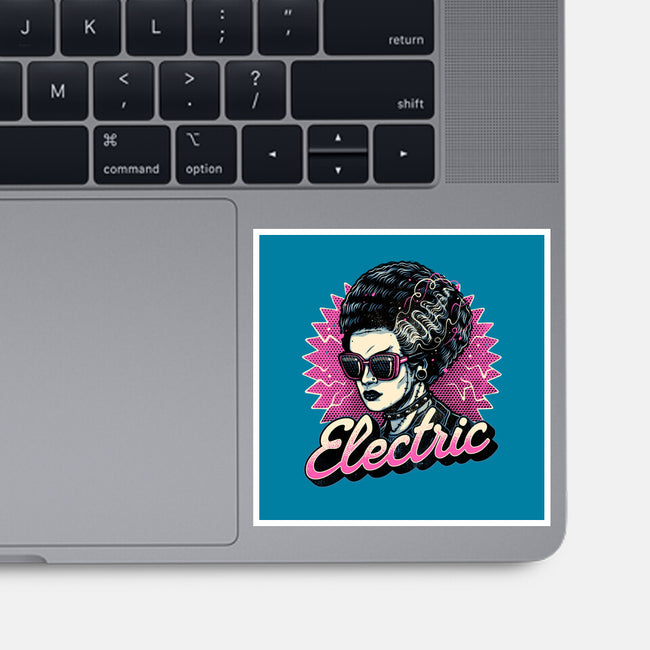 Electric Vibes Forever-None-Glossy-Sticker-glitchygorilla
