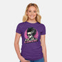 Electric Vibes Forever-Womens-Fitted-Tee-glitchygorilla