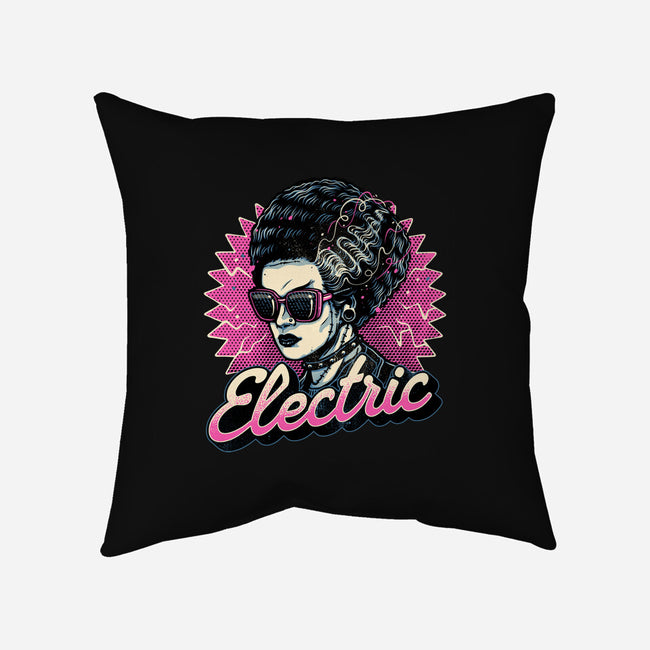 Electric Vibes Forever-None-Removable Cover w Insert-Throw Pillow-glitchygorilla