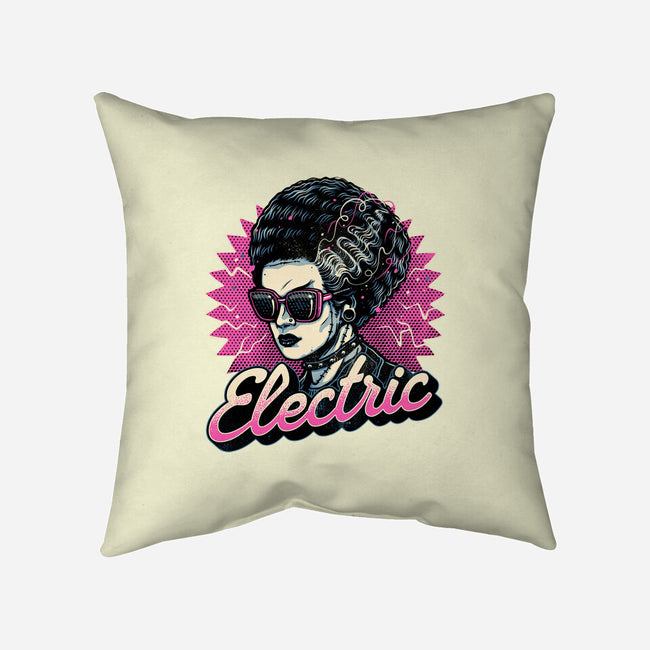 Electric Vibes Forever-None-Removable Cover w Insert-Throw Pillow-glitchygorilla