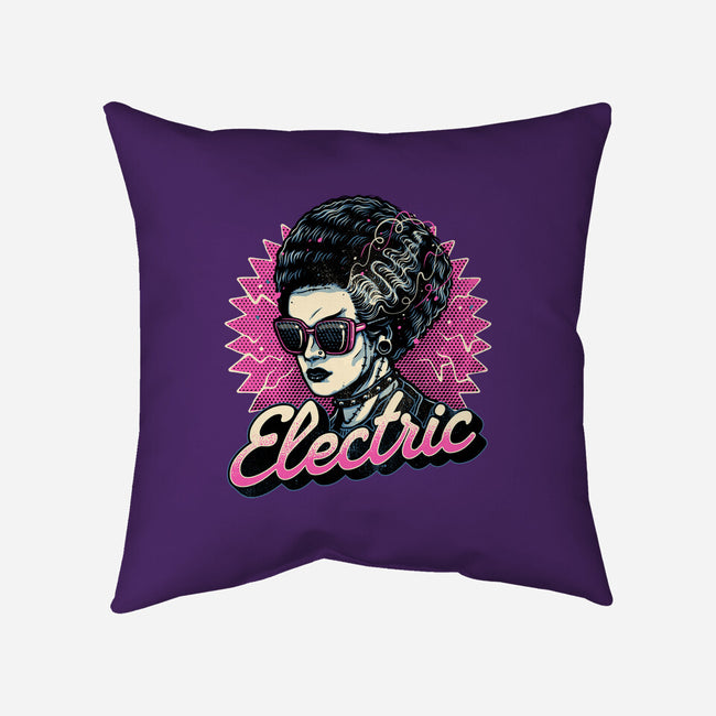 Electric Vibes Forever-None-Removable Cover w Insert-Throw Pillow-glitchygorilla
