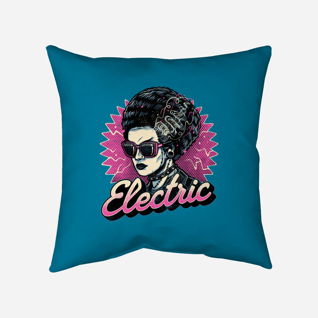 Electric Vibes Forever-None-Removable Cover w Insert-Throw Pillow-glitchygorilla