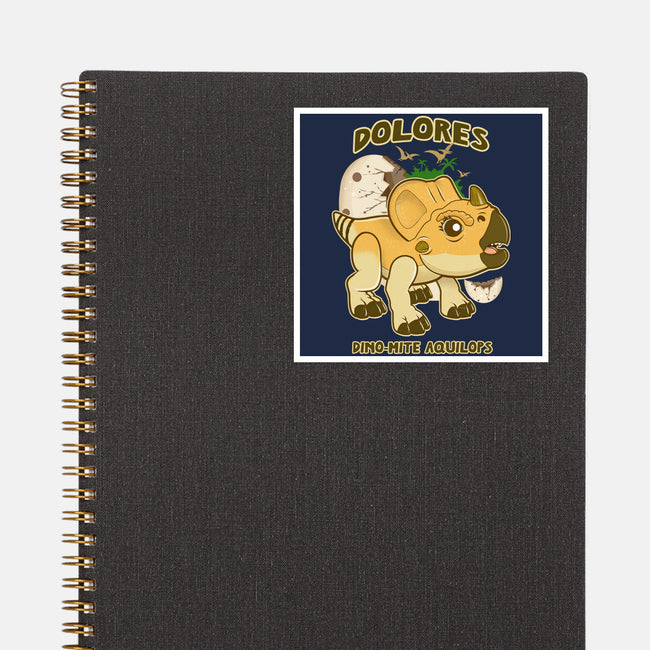 Dolores The Aquilops-None-Glossy-Sticker-palmstreet