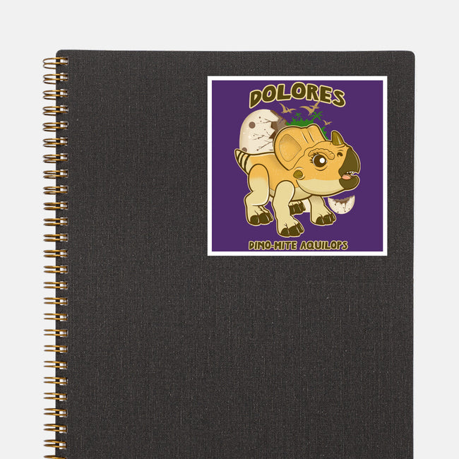 Dolores The Aquilops-None-Glossy-Sticker-palmstreet