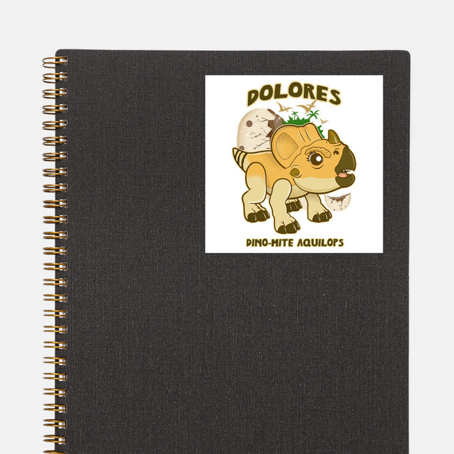 Dolores The Aquilops-None-Glossy-Sticker-palmstreet