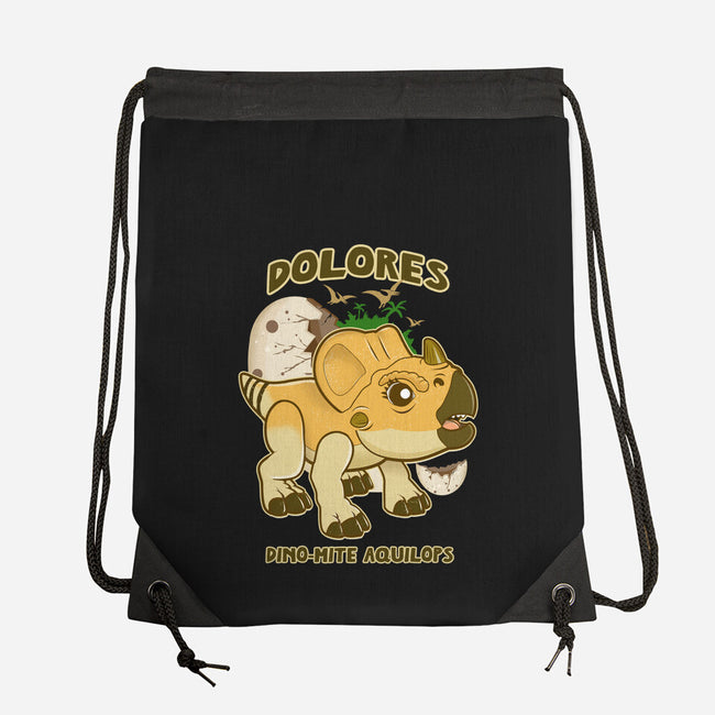 Dolores The Aquilops-None-Drawstring-Bag-palmstreet