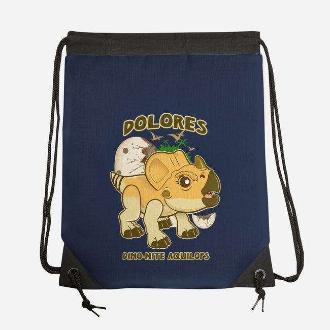 Dolores The Aquilops-None-Drawstring-Bag-palmstreet
