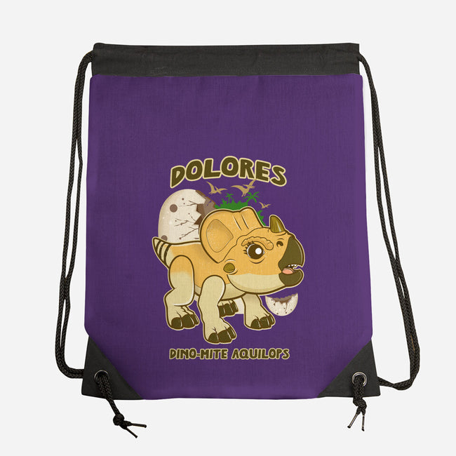 Dolores The Aquilops-None-Drawstring-Bag-palmstreet