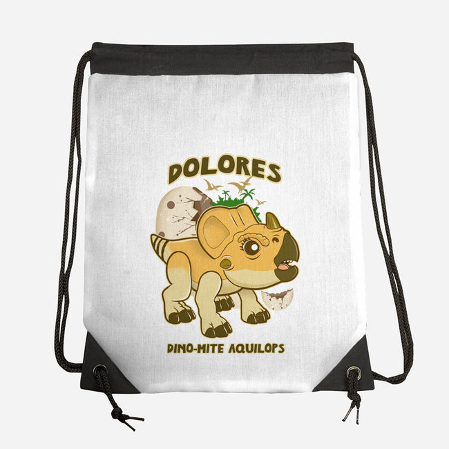 Dolores The Aquilops-None-Drawstring-Bag-palmstreet