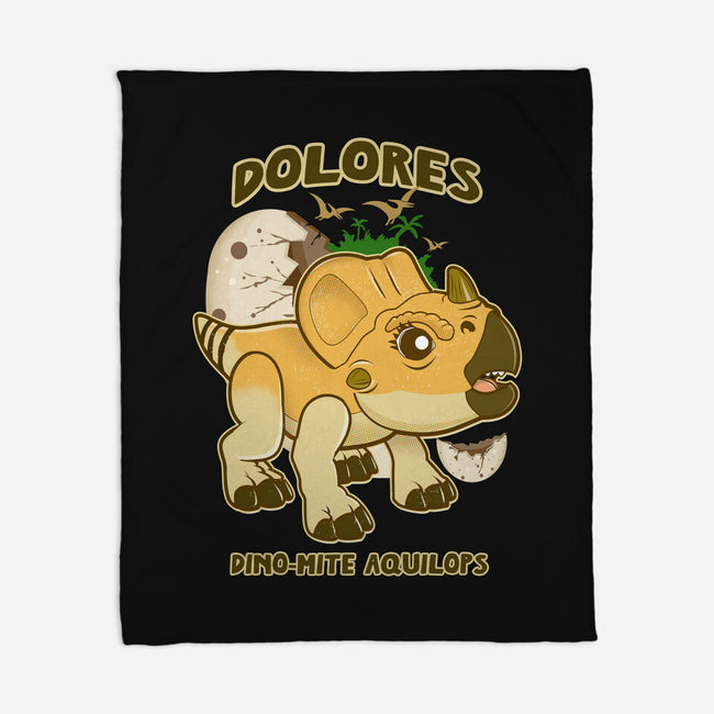 Dolores The Aquilops-None-Fleece-Blanket-palmstreet