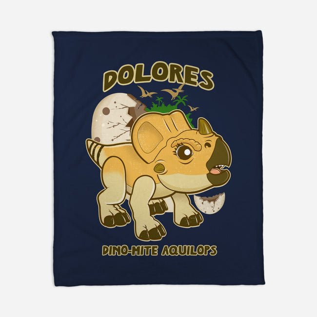 Dolores The Aquilops-None-Fleece-Blanket-palmstreet