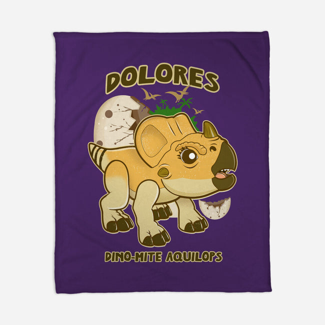 Dolores The Aquilops-None-Fleece-Blanket-palmstreet