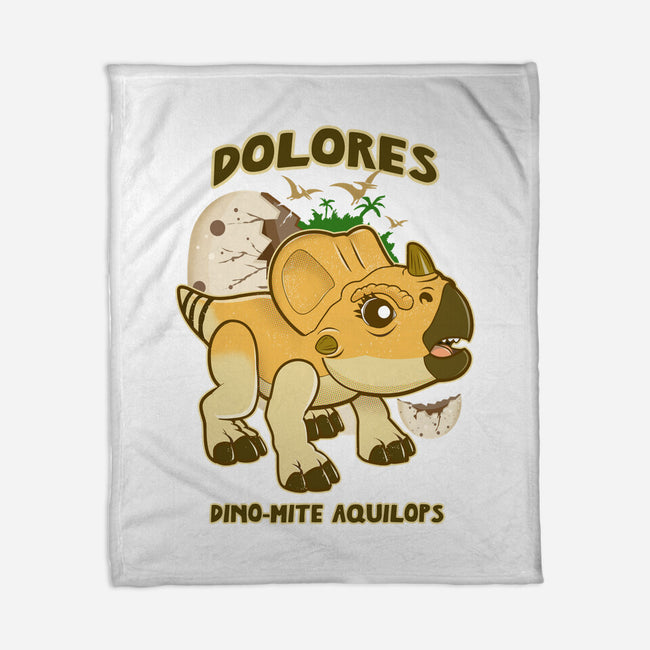 Dolores The Aquilops-None-Fleece-Blanket-palmstreet