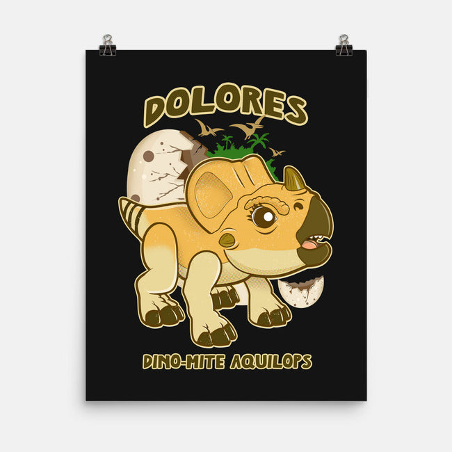 Dolores The Aquilops-None-Matte-Poster-palmstreet