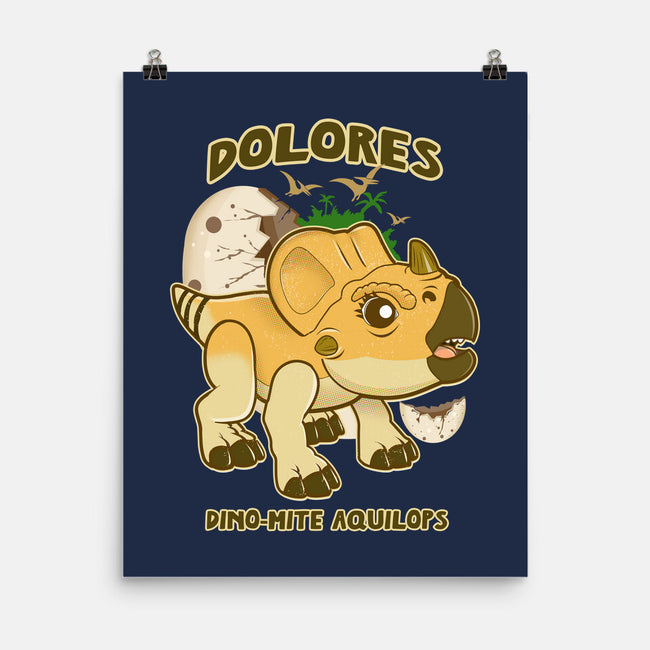 Dolores The Aquilops-None-Matte-Poster-palmstreet
