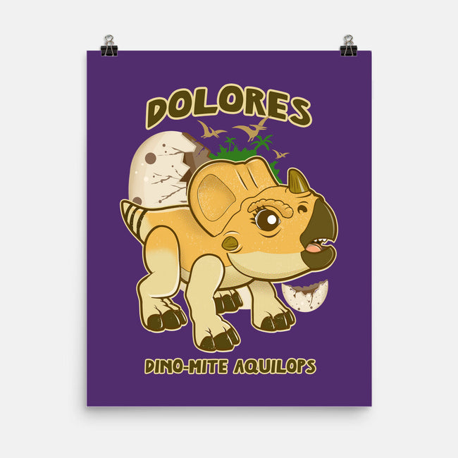 Dolores The Aquilops-None-Matte-Poster-palmstreet