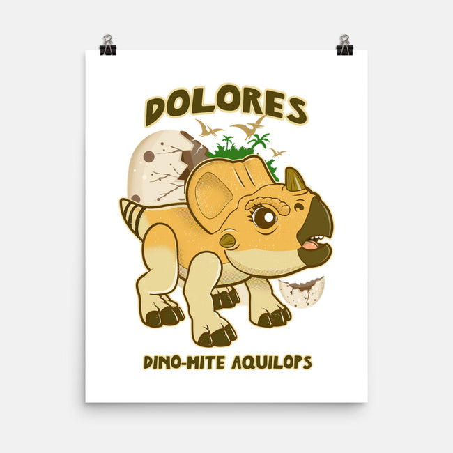 Dolores The Aquilops-None-Matte-Poster-palmstreet