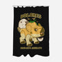 Dolores The Aquilops-None-Polyester-Shower Curtain-palmstreet