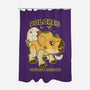 Dolores The Aquilops-None-Polyester-Shower Curtain-palmstreet