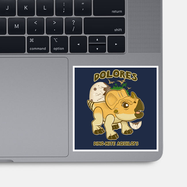 Dolores The Aquilops-None-Glossy-Sticker-palmstreet
