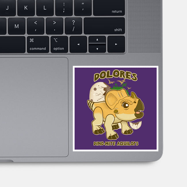 Dolores The Aquilops-None-Glossy-Sticker-palmstreet